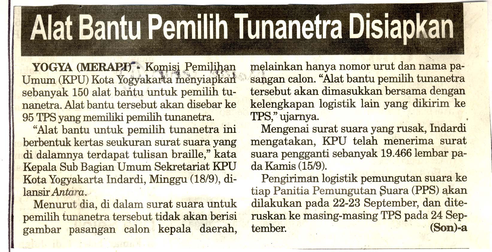 Kliping jogja terbaru